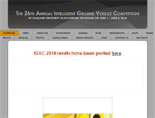 Tablet Screenshot of igvc.org